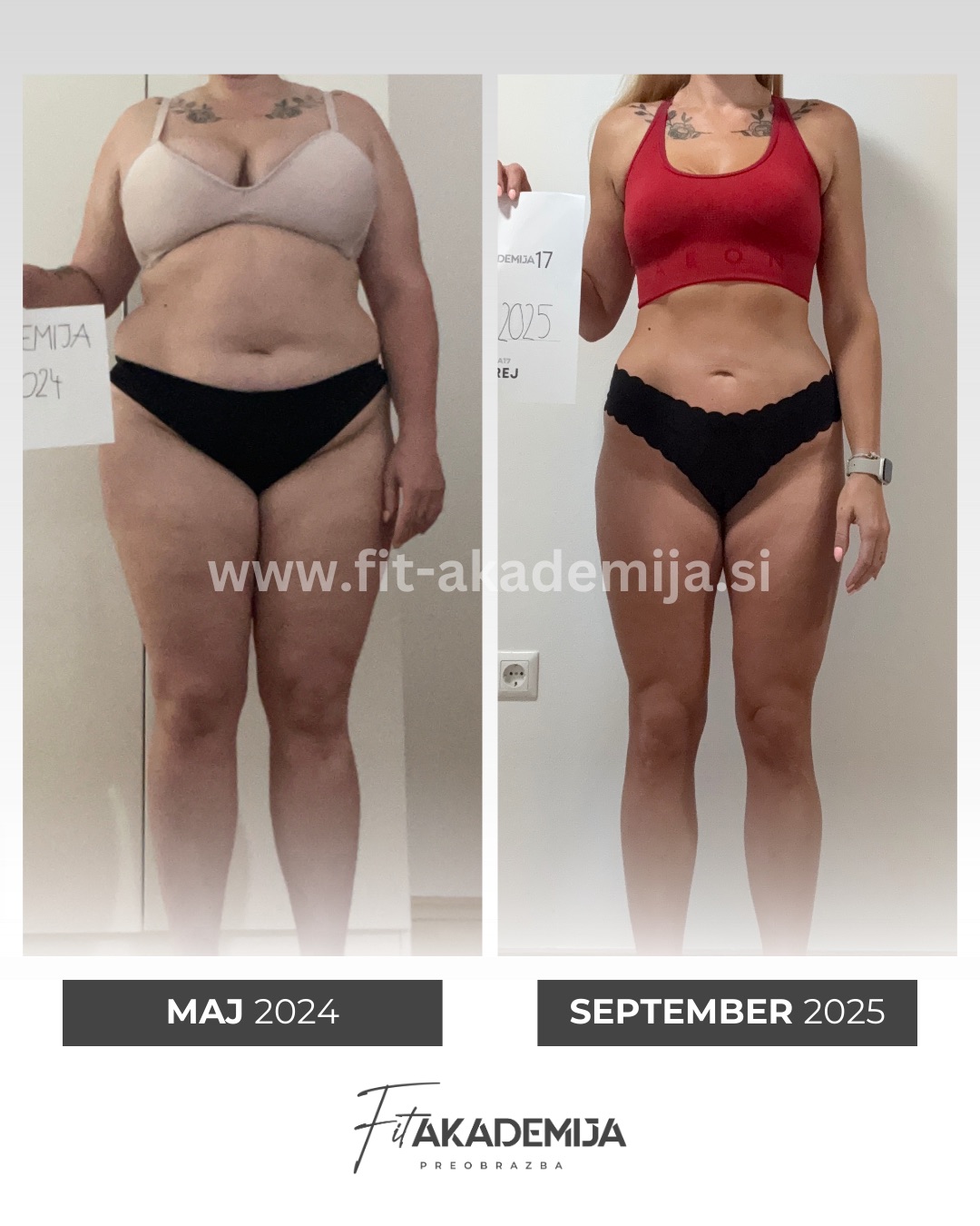 Uporabnica Fit Akademije